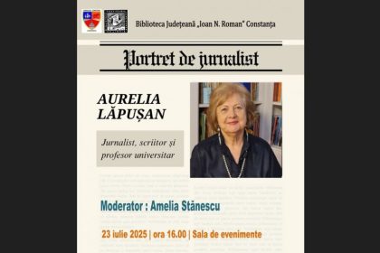 aurelia lapusan invitata de biblioteca judeteana ioan n roman constanta in cadrul proiectului portret de jurnalist 687f30880df05
