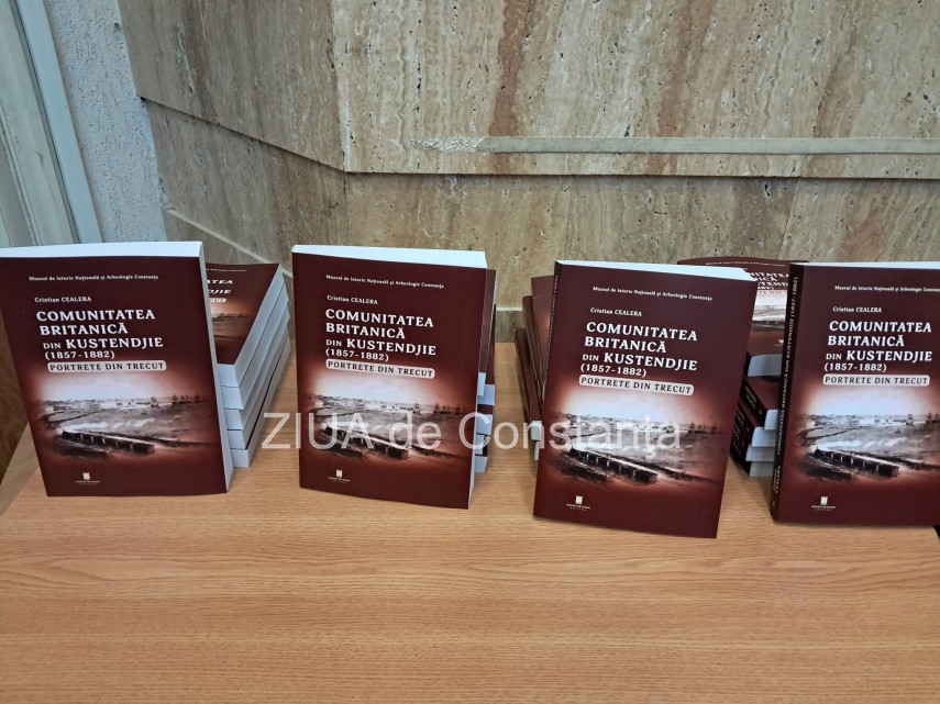 cristian cealera lanseaza volumul comunitatea britanica din kustendjie 1857 1882 portrete din trecut la biblioteca judeteana constanta 6887830c347d6