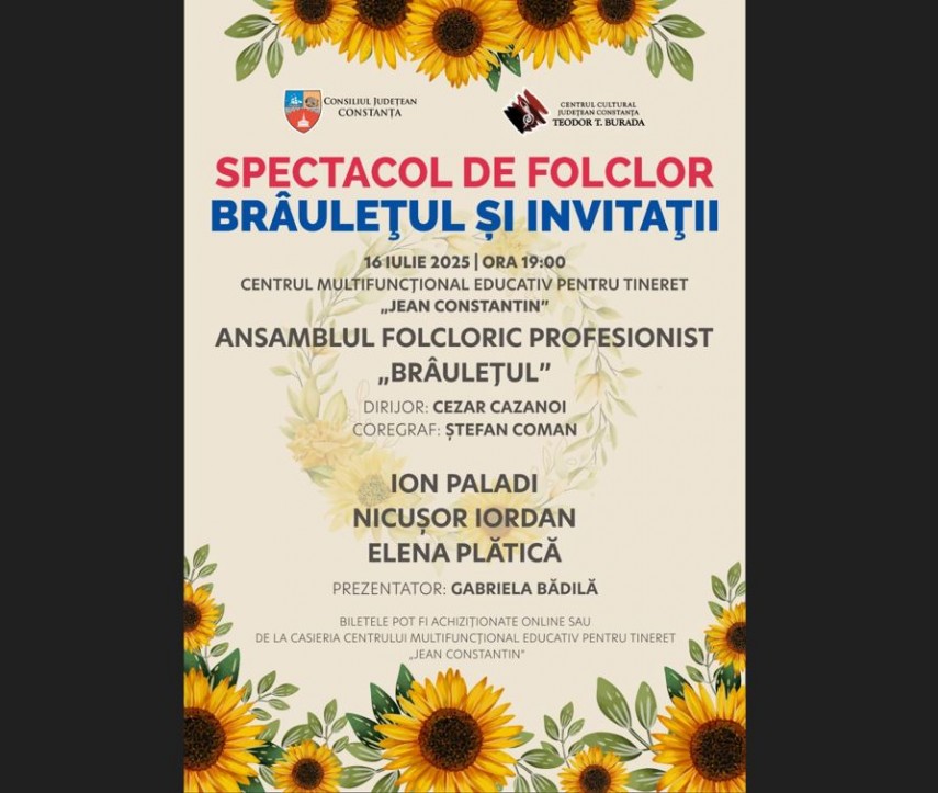 spectacol de exceptie organizat de centrul teodor t burada constanta pe scena ansamblul folcloric profesionist brauletul alaturi de voci de renume p 68678d1e1c905