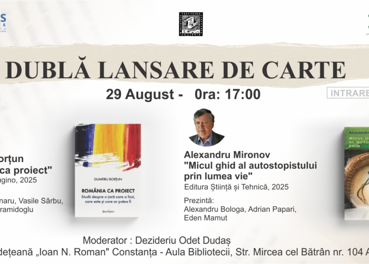 alexandru mironov si dumitru bortun dubla lansare de carte la biblioteca judeteana constanta 68b16e8e59c88
