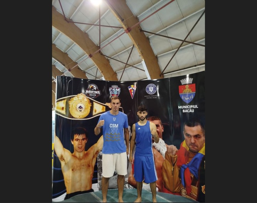 angelo tutunea si alexandru buleu de la csm constanta in fazele finale ale campionatului national de box de la bacau foto 68a5897be66fc