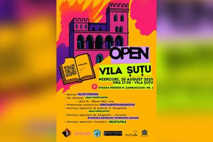 centrul teodor t burada constanta organizeaza evenimentul open vila sutu dedicat descoperirii patrimoniului local p 68a32dd66433a