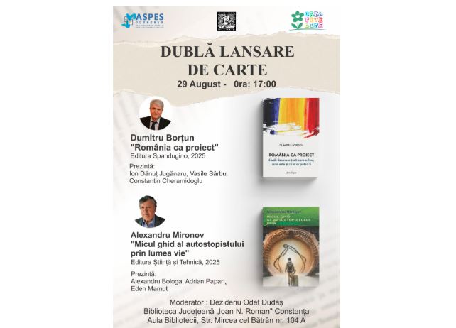dubla lansare de carte la biblioteca judeteana constanta 68a6ba0b3eb82