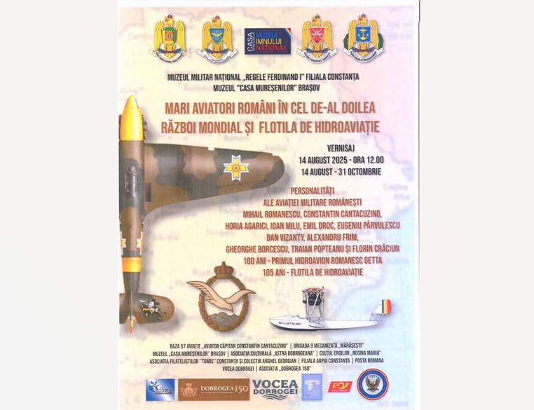 expozitia mari aviatori in cel de al doilea razboi mondial si flotila de hidroaviatiecbae ajunge la constanta 689a3882b13c2