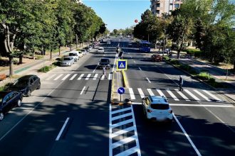 foto trei treceri de pietoni de pe bulevardul alexandru lapusneanu din constanta au fost amenajate cu scuaruri 68b00a588635b