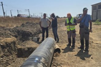 localnicii din comuna poarta alba la un pas de alimentarea cu gaz primarul vasile delicoti lucrarile au fost executate in proportie de 95 68a8d372e663c