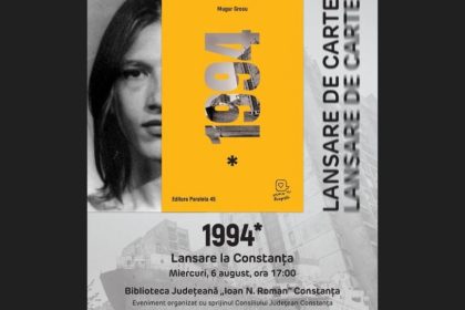 mugur grosu isi lanseaza la biblioteca judeteana constanta volumul 1994 un microroman despre plecarea din orasul natal si perioada petrecuta in bucuresti 68920f034229c