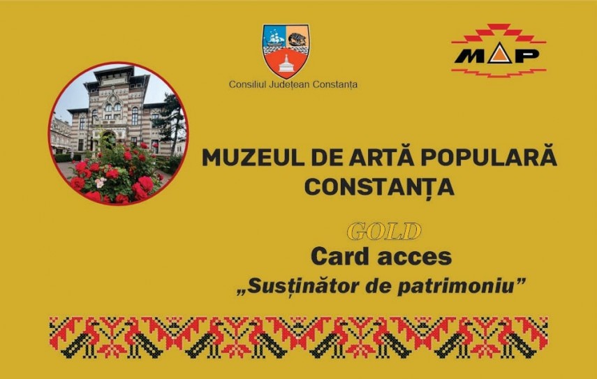 muzeul de arta populara constanta a emis cardurile sustinator de patrimoniu pentru cei care doneaza obiecte etnografice institutiei foto 68934a4ab692e