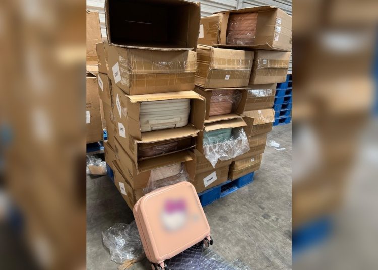 produse contrafacute in valoare de 130 000 de lei descoperite de politistii de frontiera intr un container sosit din china 68a6e4f7adca0