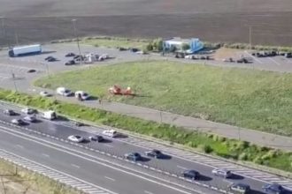 trei accidente in care au fost implicate 8 masini si 17 persoane s au produs pe autostrada pe sensul spre bucuresti 68ac263a4b219