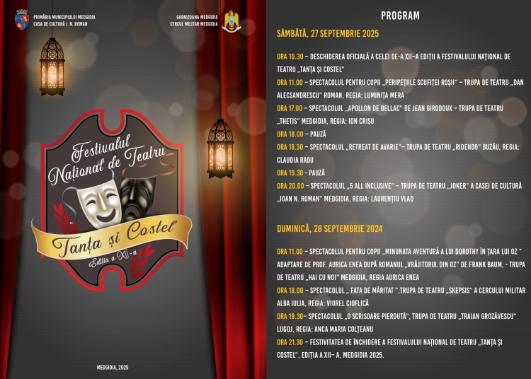 festivalul national de teatru tanta si costel la medgidia editia a xii a 68d2640799fd9