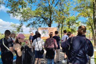 foto o delegatie de studenti de la universitatea johannes gutenberg din mainz germania in vizita de studiu in dobrogea 68da755956f93