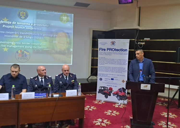 sorin moraru consilier al vicepresedintelui consiliului judetean tulcea a participat la conferinta de lansare a proiectului fire protection 68cd21b547b00
