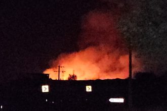 video incendiu puternic in zona localitatii sibioara flacarile sunt vizibile de departe 68d8edfa3a605