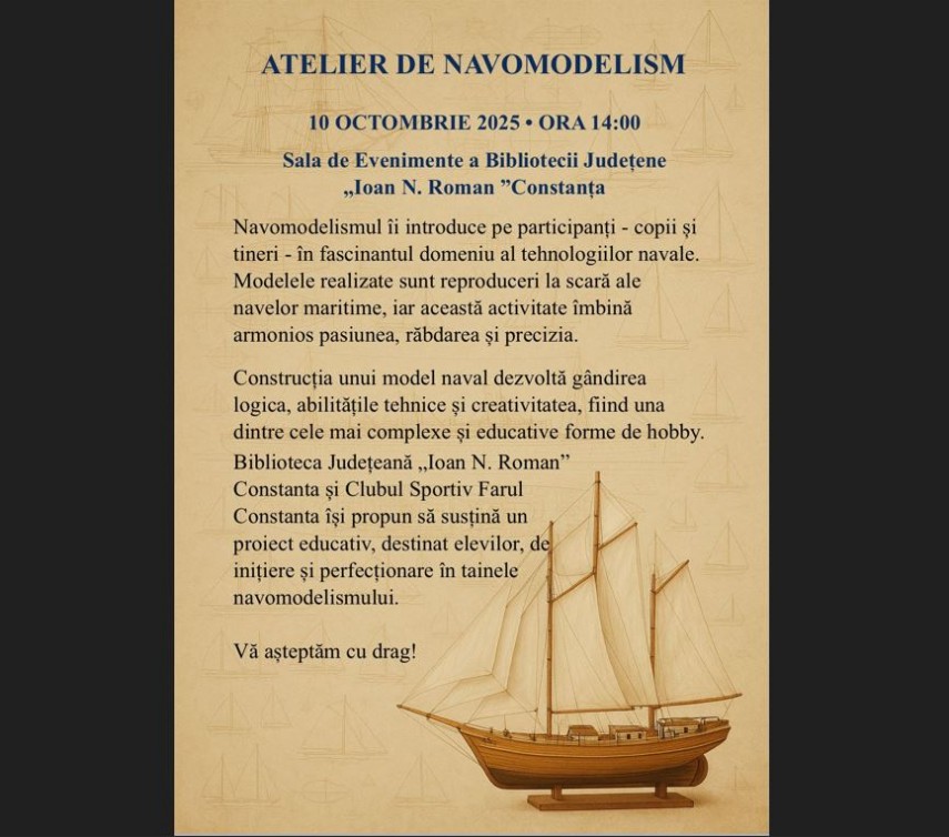 atelier de navomodelism la biblioteca judeteana ioan n roman constanta 68e622d44a179
