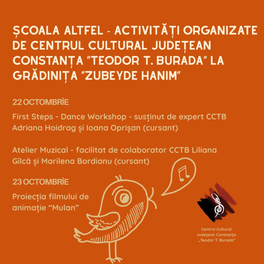 centrul teodor t burada constanta parteneriat cu gradinita zubeyde hanim in cadrul programului scoala altfel p 68f7590f76223