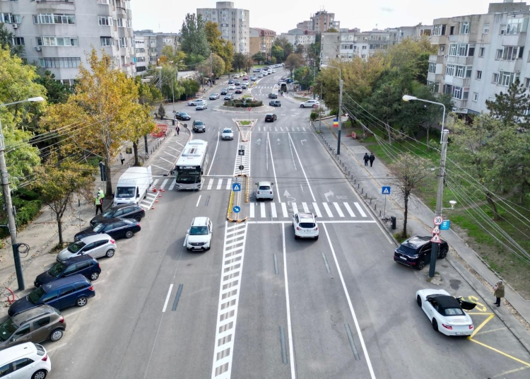 doua noi scuaruri mediane au fost amenajate la trecerile de pietoni situate pe strada soveja 68f8d8f45cf76