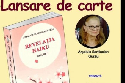 eveniment in cadrul uniunii armenilor constanta lansare de carte revelatia haiku eseuri semnata de arsaluis sarchizian gurau 68e8b58eb2a06
