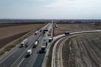 foto care este stadiul lucrarilor de la nodul rutier cumpana a4 68dd2aa0550e2