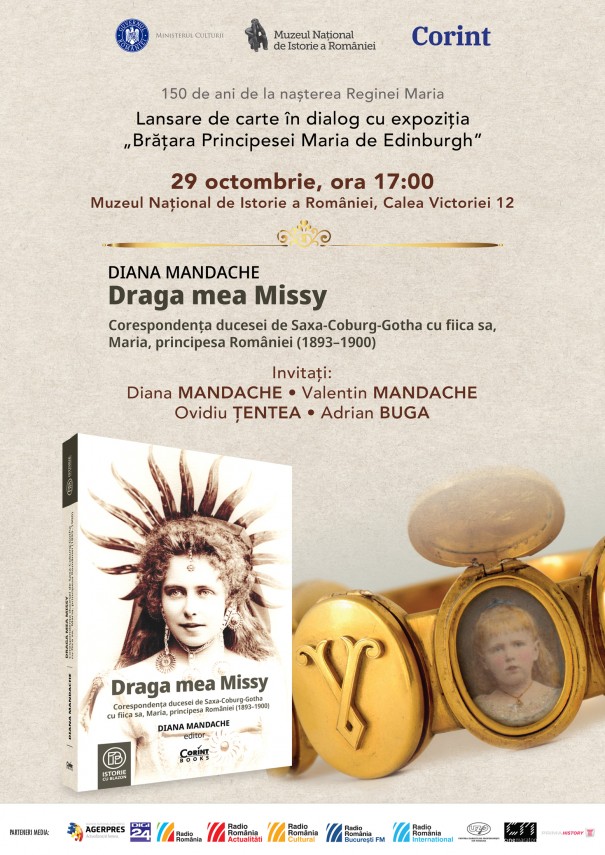 lansare de carte in dialog cu expozitia bratara principesei maria de edinburgh la muzeul national de istorie a romaniei 68f5eef096835