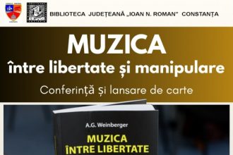 lansare de carte si conferinta la biblioteca judeteana constanta a g weinberger vorbeste despre muzica intre libertate si manipulare 68f772dcd4e8b