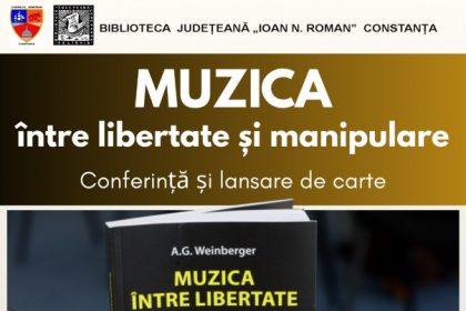 lansare de carte si conferinta la biblioteca judeteana constanta a g weinberger vorbeste despre muzica intre libertate si manipulare 68f772dcd4e8b