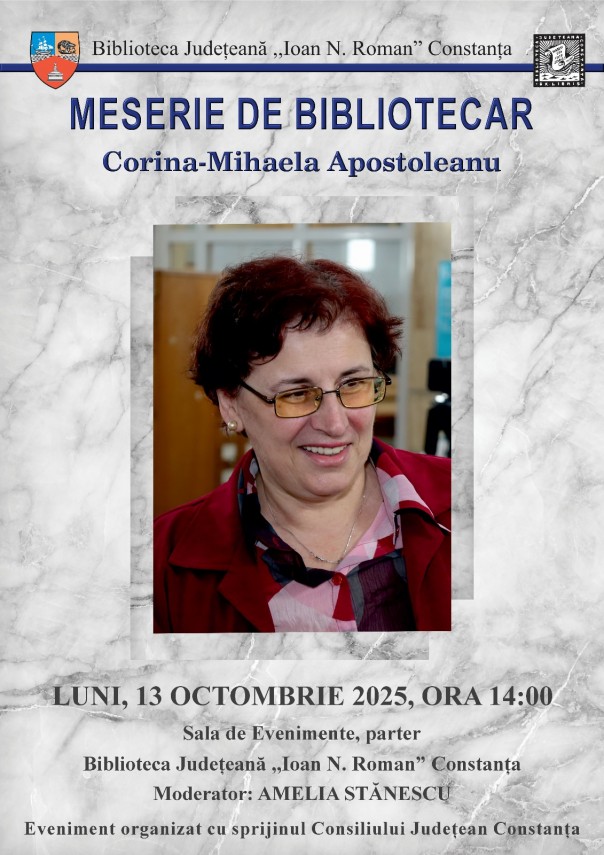 meserie de bibliotecar proiect lansat la biblioteca judeteana in roman constanta 68e8d50c4cfb8