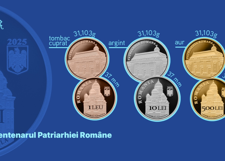 noi lansari numismatice ale bnr monede din aur argint si tombac cuprat cu tema centenarul patriarhiei romane 68e36338e6797