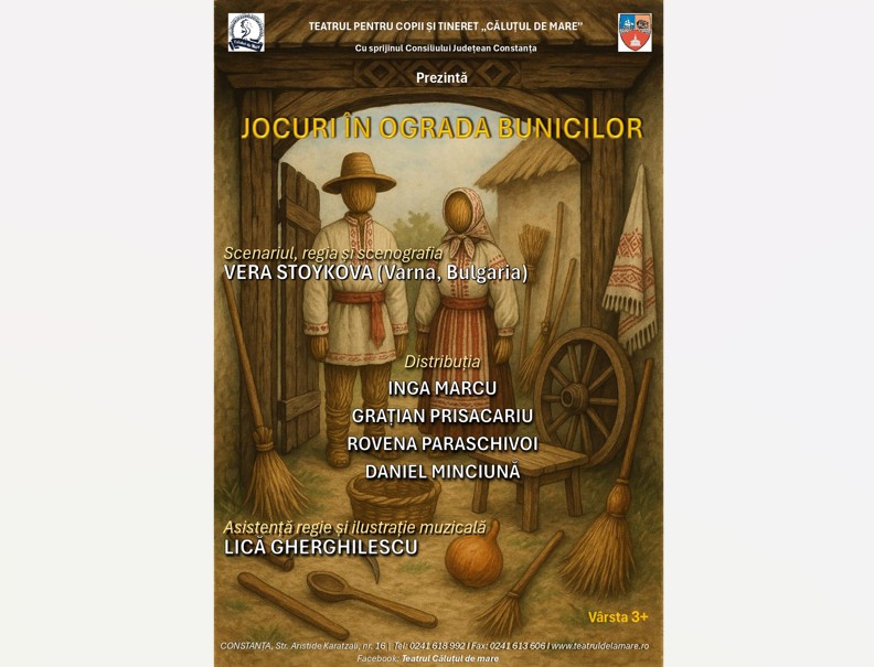 premiera spectacolului jocuri in ograda bunicilor pe scena teatrului calutul de mare din constanta 6904c4ff4320f