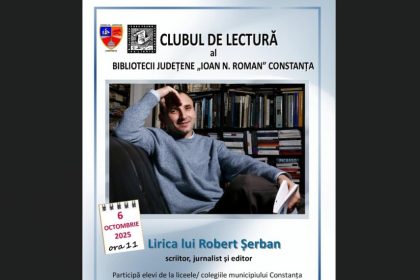 robert serban subiectul unei noi editii a clubului de lectura organizat de biblioteca judeteana constanta 68e2299d3d1ff