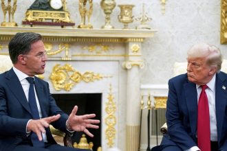 secretarul general al nato se intalneste cu donald trump pentru discutii privind sprijinul acordat ucrainei 68f8c50c7c4e9