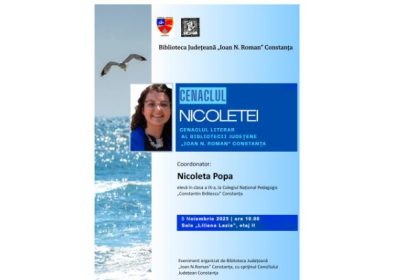 biblioteca judeteana constanta gazduieste un cenaclu literar dedicat tinerilor creatori 6908b3a24b33b
