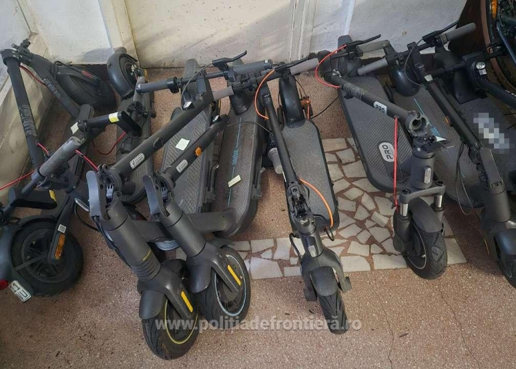 biciclete si trotinete electrice furate descoperite de politistii de frontiera la nadlac si siret 69088a25a09d1