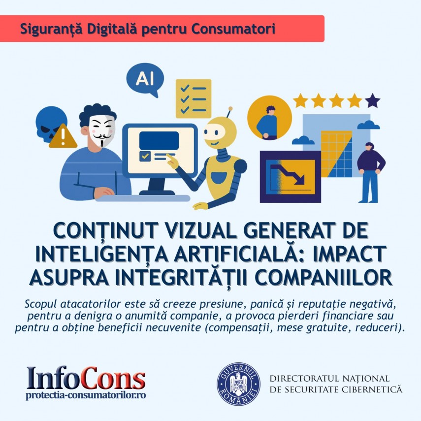 dnsc avertizeaza tot mai multe afaceri sunt vizate de reclamatii bazate pe imagini trucate cu inteligenta artificiala 69294c90b9be8