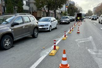 galerie foto confort urban a demarat lucrarile de montare a separatorilor de trafic pe bulevardul alexandru lapusneanu 6908afa3d0f83