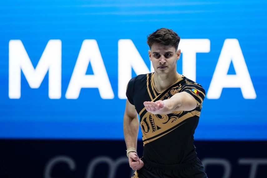 leonard manta de la cs farul constanta campion european la gimnastica aerobica romania argint la echipe 6919bd5180bc4