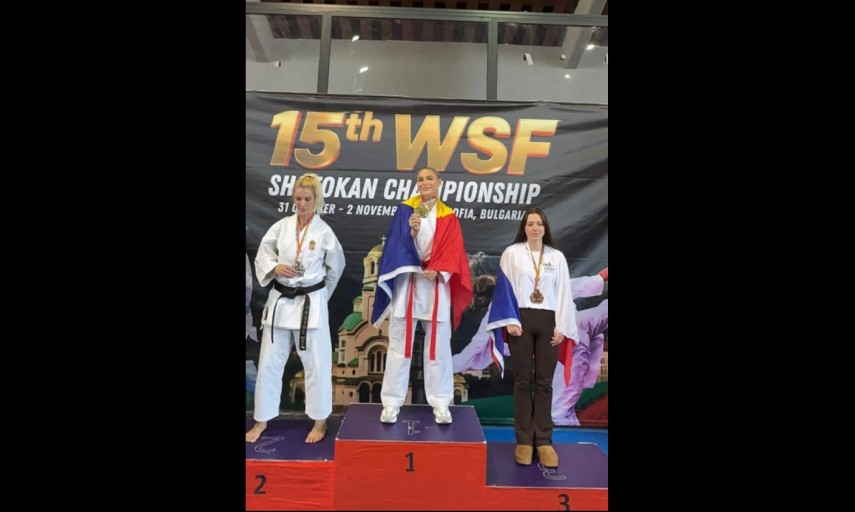 medalii importante pentru andreea cotoban de la cs farul la campionatul mondial de karate do shotokan desfasurat in bulgaria 6908d3588c349