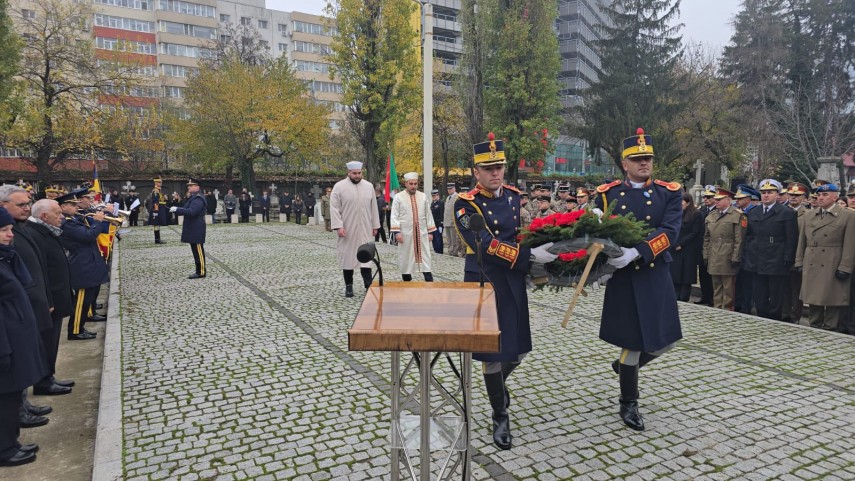 muftiatul cultului musulman la ceremonia dedicata comemorarii armistitiului din 1918 si a tuturor victimelor razboaielor 69172aca39482