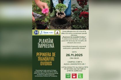 peste 100 de trandafiri vor fi plantati miercuri in campusul universitatii ovidius din constanta 6924519820157