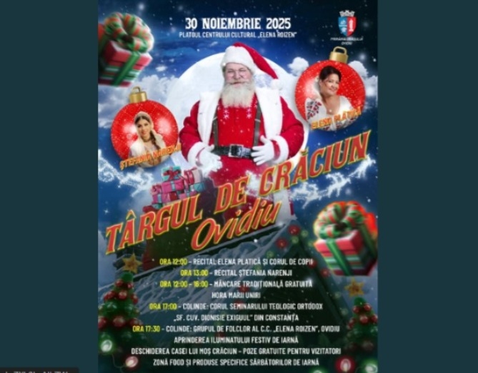primaria ovidiu se pregateste de sarbatorile de iarna iata cand se va deschide targul de craciun 691ed451c13cc