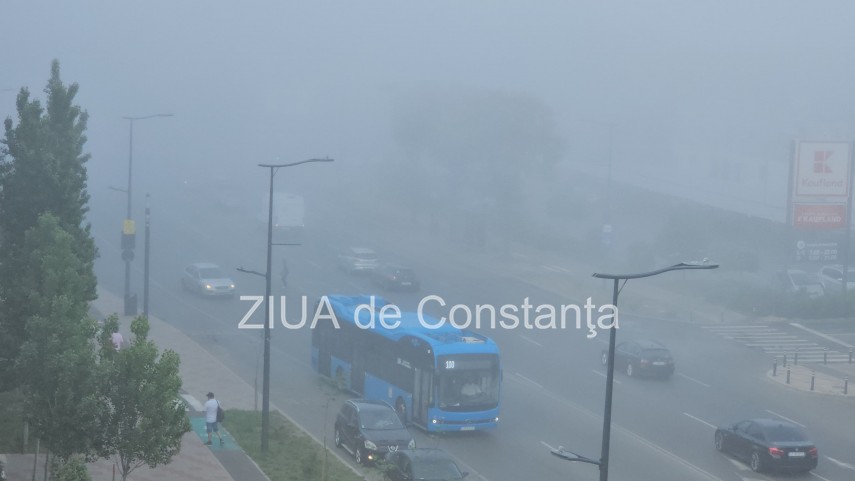 se circula in conditii de ceata pe drumurile din judetele constanta si tulcea 691abd04a39c9
