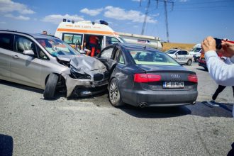 trafic ingreunat in judetul tulcea in urma unui accident rutier produs in zona localitatii somova 69185a1914485