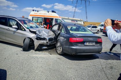 trafic ingreunat in judetul tulcea in urma unui accident rutier produs in zona localitatii somova 69185a1914485