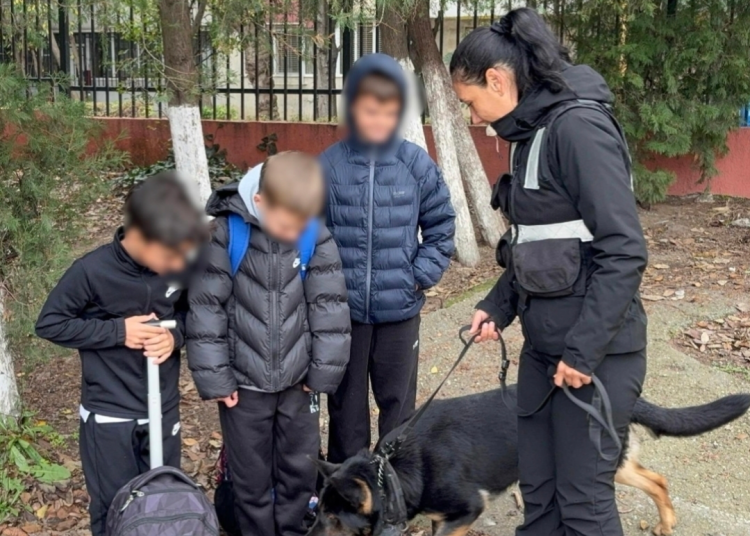video sky si politistii in mijlocul elevilor o lectie despre siguranta si prietenie 69165a03f3f25