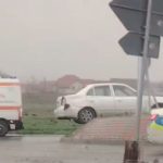 accident pe dn22 la iesire din lumina o masina a intrat in sensul giratoriu 6933dbe80fe34