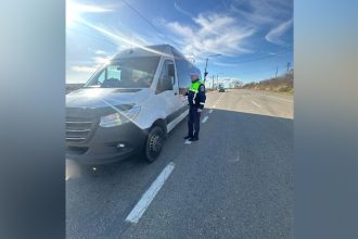 actiune rutiera ampla in judetul tulcea 71 de sanctiuni aplicate si 9 permise retinute pentru depasirea vitezei si alte abateri 695501932837e