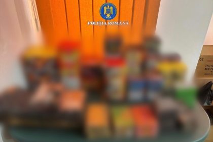 aproape o tona de materiale pirotehnice indisponibilizate de politisti 693bc432219c3