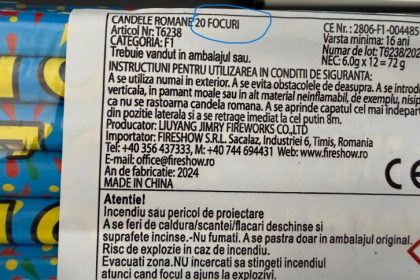 articole pirotehnice neconforme confiscate de jandarmi foto 69411a5342cff