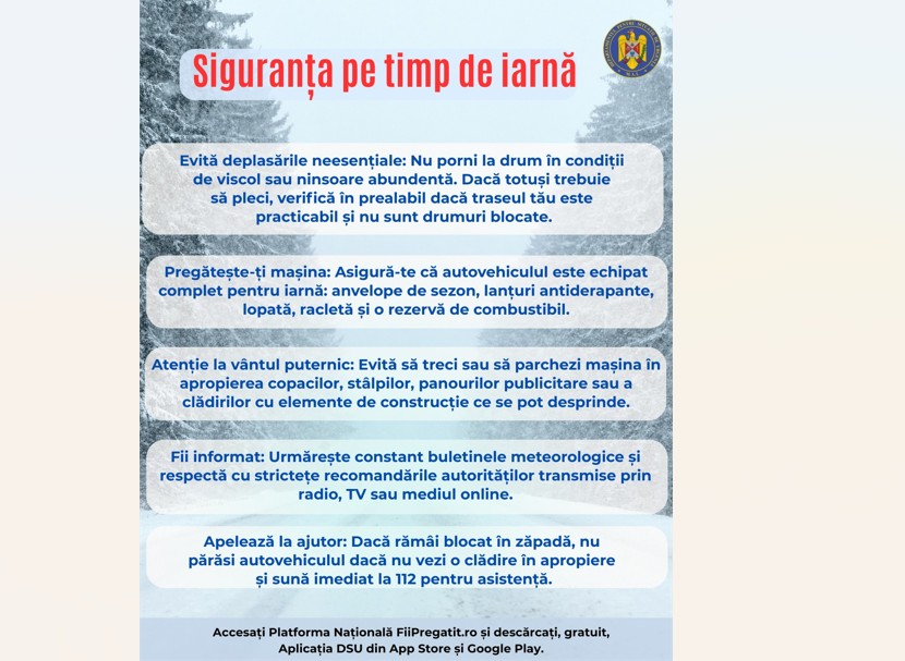 atentie soferi ghid de supravietuire pe drumurile inzapezite recomandarile autoritatilor pentru siguranta la volan 6953da47eabd2