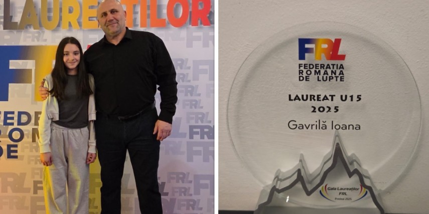 cumpana in elita luptelor romanesti ioana gavrila laureata under 15 pe 2025 distinctie si pentru antrenorul vasile vicol 693d282a46015